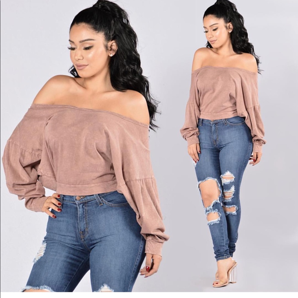 Off the shoulder top